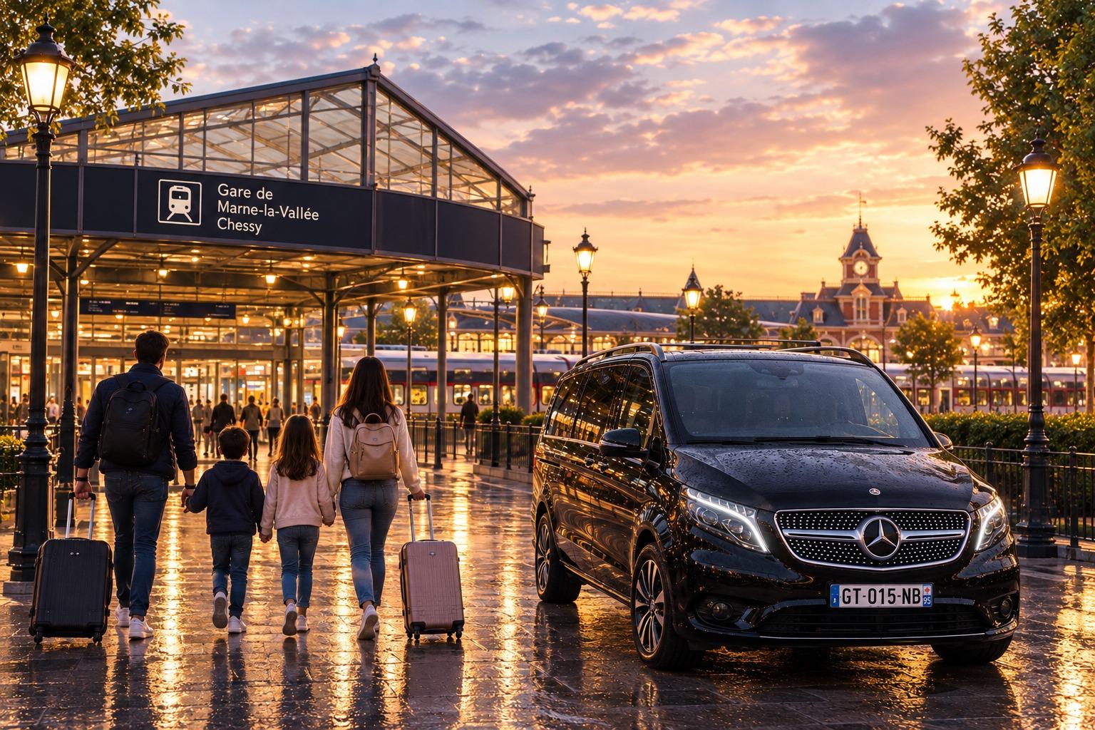 Van MO DRIVERS pour une excursion à Disneyland Paris