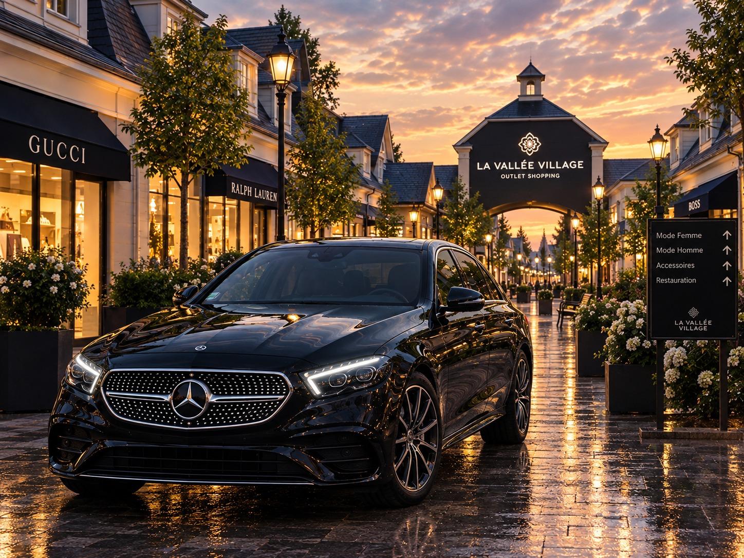 Chauffeur MO DRIVERS pour le shopping à La Vallée Village