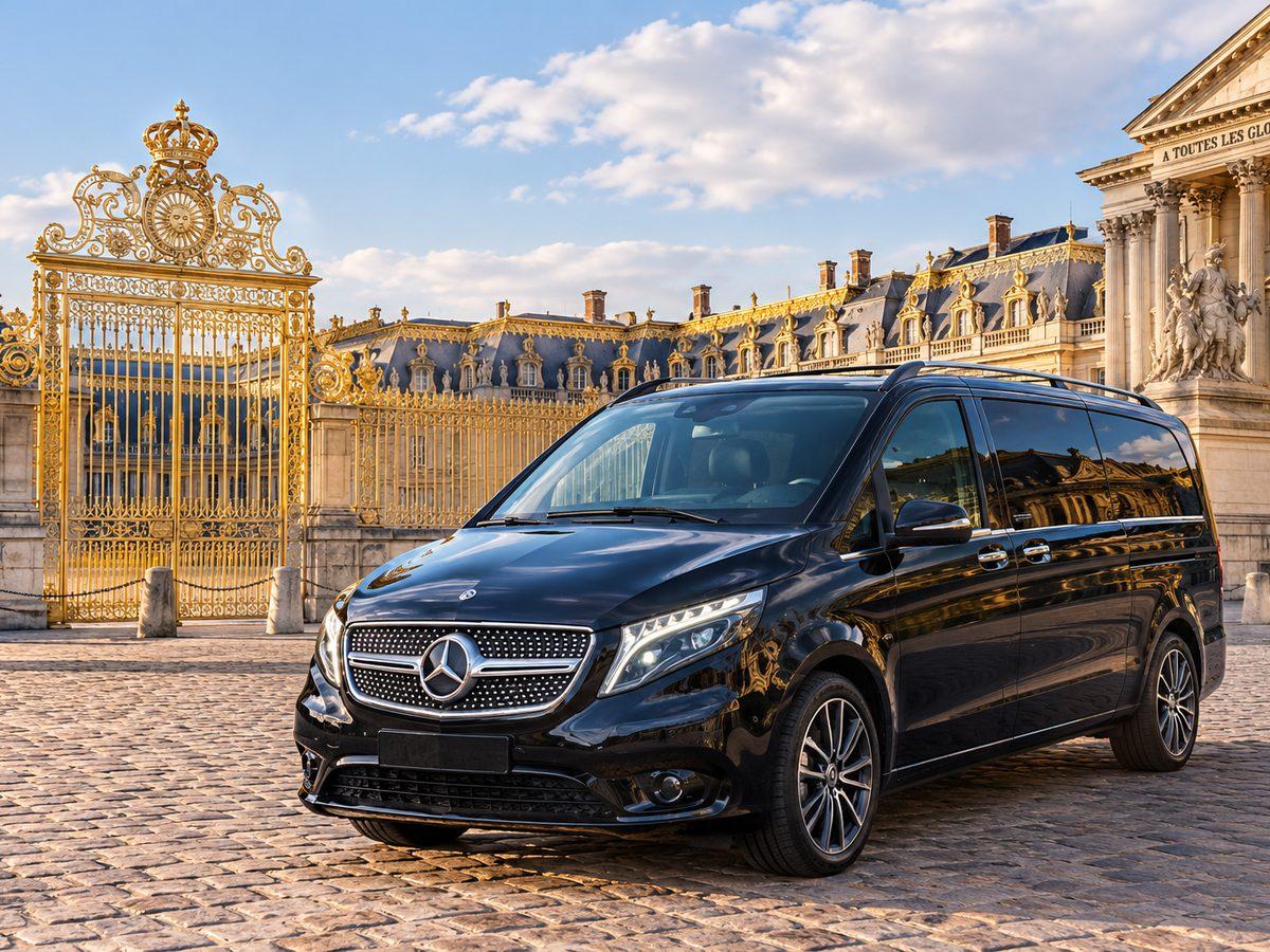 Van MO DRIVERS devant le Château de Versailles